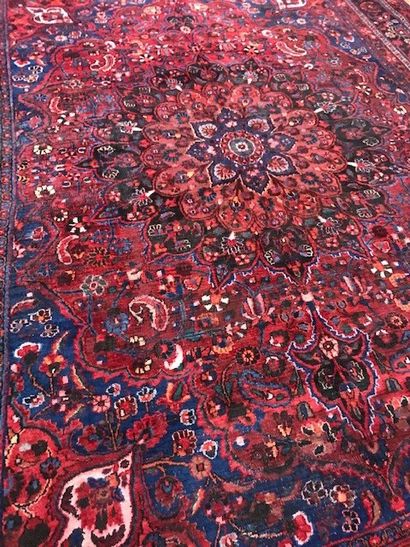 null Important and old MECHED KHORASSAN Iran About 1930 Dimensions. 360 x 270 cm...