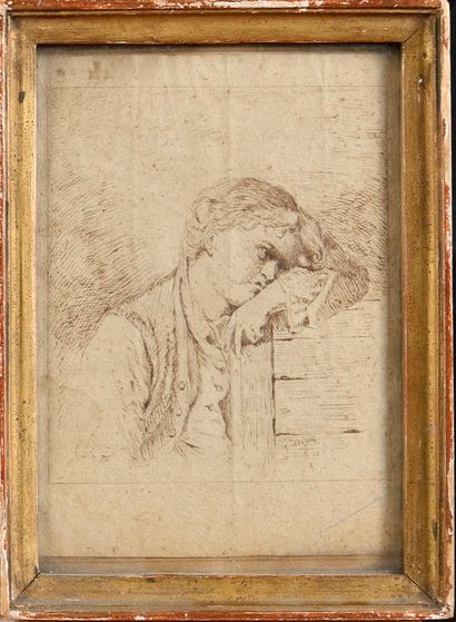 CHARLES JACQUE (1813-1894) Portrait of a...