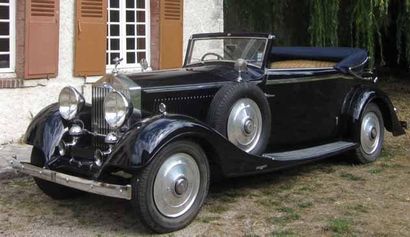 1934 ROLLS ROYCE type GOSHAWK Cabriolet Fernandez & Darrin Ex-Comtesse Van Limburg-StirumHenry...