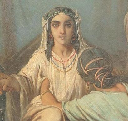 Charles Camille CHAZAL (Paris 1825 - 1875) La résurrection de la fille de Jaïre Sur...