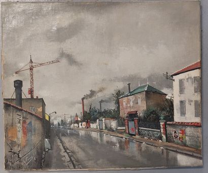 null Gabriel FERRO (1903-1981)

Rue industrielle 

Huile sur toile 

Signé en bas...