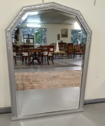 LARGE MIRROR made of wood and repainted in...