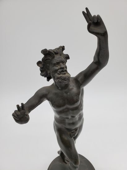 null From the ancient bronze "Dancing Faun" discovered in Pompeii 

Proof in bronze...