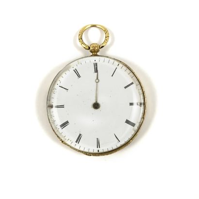 WATCH OF GOUSSET dial with white bottom,...