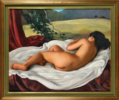 MAURICE EHLINGER (1896-1981) Female nude...
