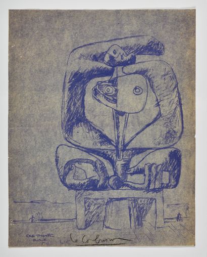 null CHARLES-EDOUARD JEANNERET known as LE CORBUSIER (1887-1965) Les mains (Femme...
