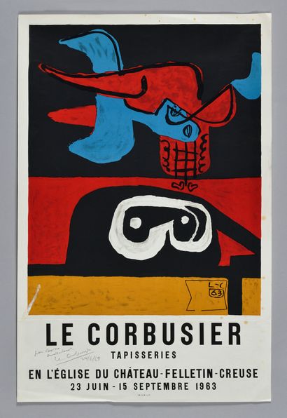 null CHARLES-EDOUARD JEANNERET dit LE CORBUSIER (1887-1965) Affiche pour l’Exposition...