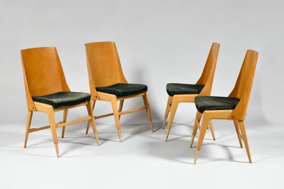 ITALIAN WORK OF THE 1950's Suite of four...