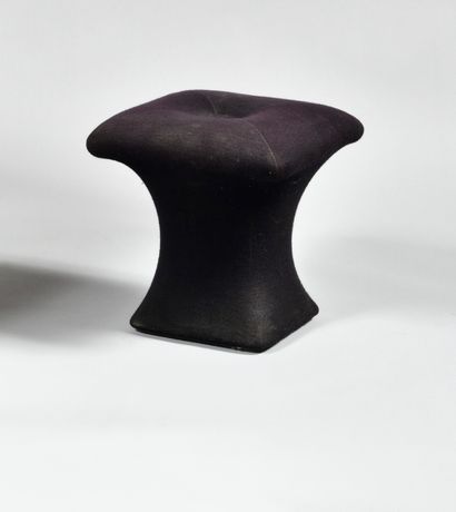 WORK OF THE 1960's Square section stool,...