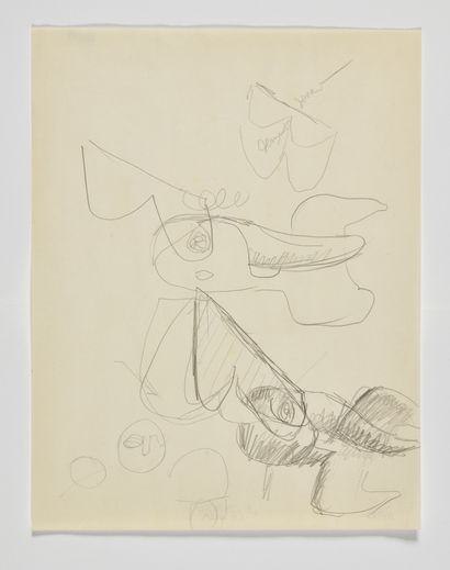 null CHARLES-EDOUARD JEANNERET known as LE CORBUSIER (1887-1965) Study for "La Mer"...
