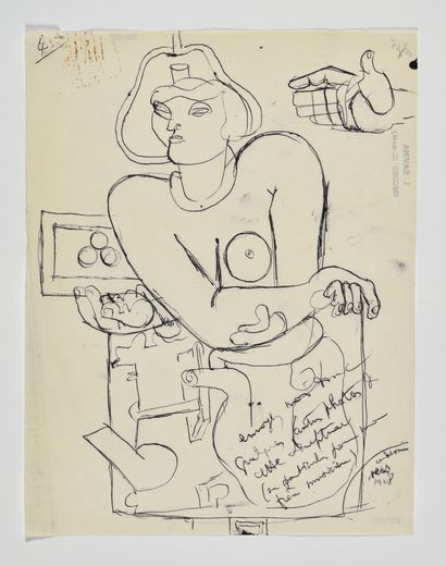 null CHARLES-EDOUARD JEANNERET dit LE CORBUSIER (1887-1965) Study for Sculpture no....