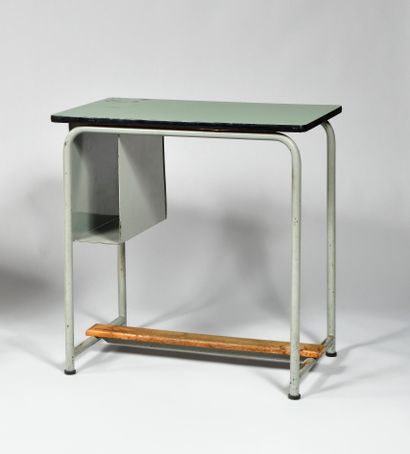 WORK OF THE 1950's Workshop desk with rectangular...