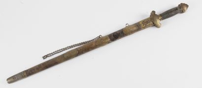 CHINA, EARLY 19th CENTURY Double sword of...