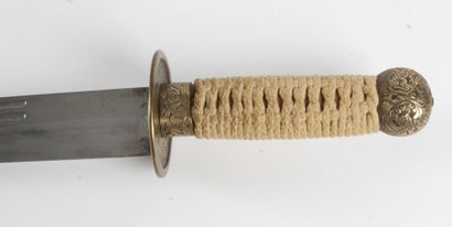  CHINA, END OF THE 19th CENTURY Liuye dao type sword, with "willow leaf" blade, underlined...
