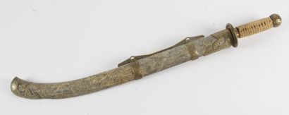 null CHINA, END OF THE 19th CENTURY Liuye dao type sword, with "willow leaf" blade,...