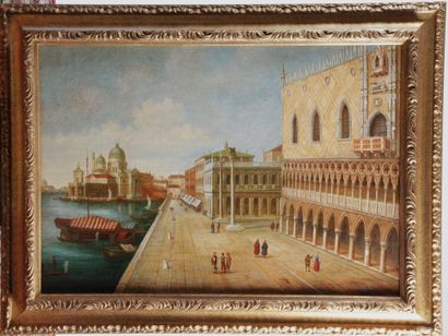 null 
Muzio CARLI (XX)
« Venise, Santa Maria della SALUTE, le grand Canal et la place...