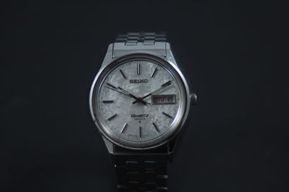 null SEIKO 3003 Quartz About 2002. Ref: 160XXX. Stainless steel bracelet watch, round...
