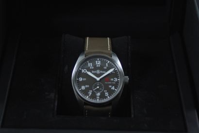 null BELL & ROSS WW1. Circa 2021. Ref : BR WW1-92--S-00093. Steel bracelet watch,...