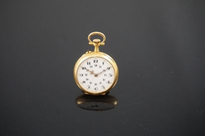 null MONTRE DE GOUSSET Type Eleve Breguet Vers 1900. Montre de gousset en or jaune...