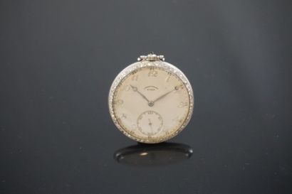 BUREN About 1905-1910 Tuxedo watch in platinum....