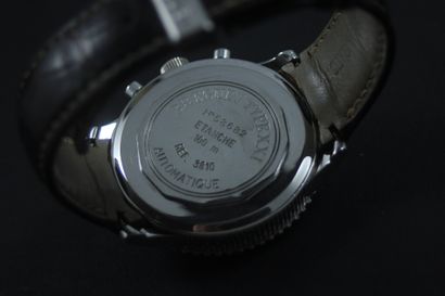 null BREGUET Chronograph "Type XXI" Ref: 3810. circa 2005. Important steel chronograph...