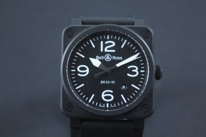 BELL & ROSS About 2020. Ref: BR 09-92. Black...