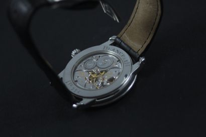null BLANCPAIN Leman Ultra Slim About 2000. N°354. Steel wristwatch, round case,...