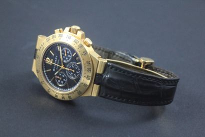 null BULGARI Chronograph Automatic About 2015. Ref: L0613. Chronograph in yellow...