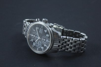 null TOT Chronograph About 2005. Ref : 302004. N° 87/200. Steel chronograph made...