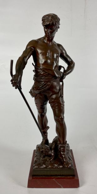 Eugène MARIOTON (1854-1933) Bellusaire Bronze...