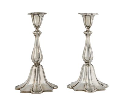 null 
Pair of CANDLES

Decorated with a coat of arms of the Olsoufiev family

Silver

Hallmarks:...