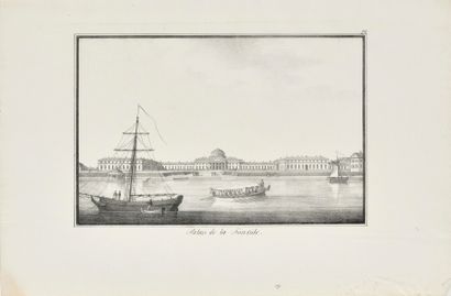 null LOT de quatre gravures avec des vues

de Saint-Pétersbourg, XIXe siècle.

340...