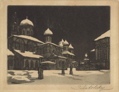 SHABELSKY-BORK Petr (1893-1952) 
Monastery...