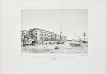 null LOT of four engravings with views of

St. Petersburg, 19th century. Imp.Auguste...