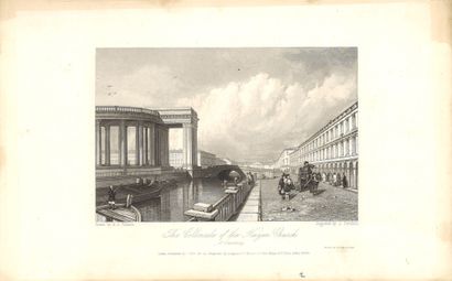 null LOT de douze gravures avec des vues

de Saint-Pétersbourg, XIXe siècle.

150...