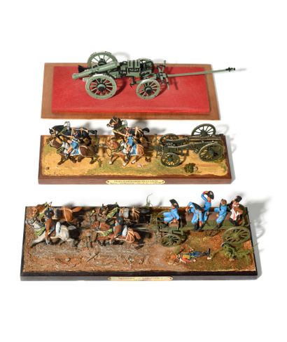 null Deux dioramas sur le Premier Empire : -Train d’artillerie de la ligne 1er Empire....