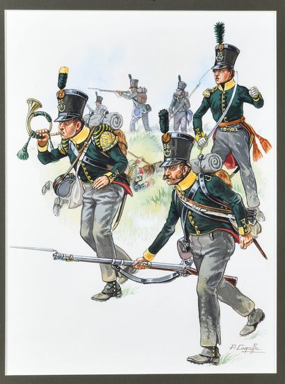 PATRICE COURCELLE (NE EN 1950) « Infanterie...