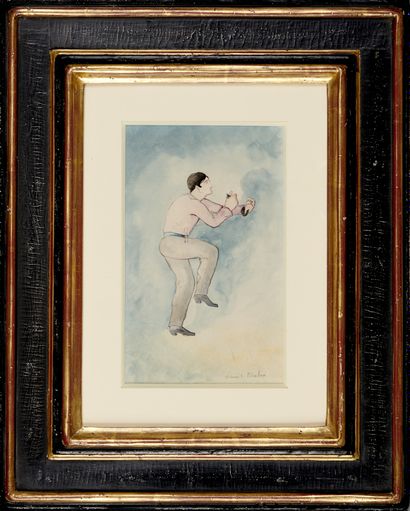 null FRANCIS PICABIA (1879-1953) Le danseur aux castagnettes, circa 1927 Aquarelle...