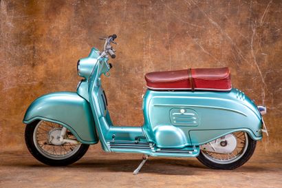 1955 ADLER JUNIOR The Adler Junior is the only scooter produced by the Adler company....