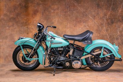 1947 HARLEY DAVIDSON KNUCKLEHEAD Produced from 1936 to 1947, the Harley Davidson...