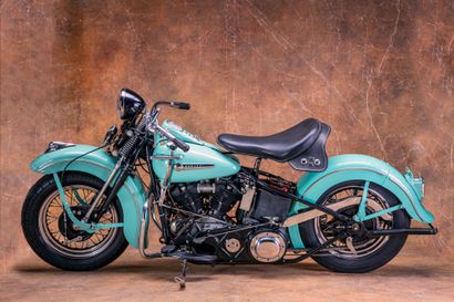 1947 HARLEY DAVIDSON KNUCKLEHEAD Produced from 1936 to 1947, the Harley Davidson...