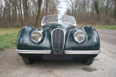 1953 JAGUAR XK120 ROADSTER Serial number: S673574 
Collector's French title 
Produced...