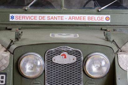 1952 LAND ROVER MINERVA JEEP Numéro de série 3663069

Ex armée Belge

Carte grise...
