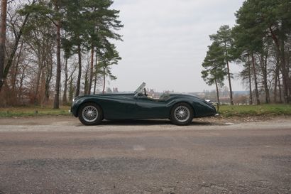 1953 JAGUAR XK120 ROADSTER Serial number: S673574 
Collector's French title 
Produced...