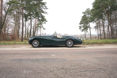 1953 JAGUAR XK120 ROADSTER Serial number: S673574

Collector's French title

Produced...