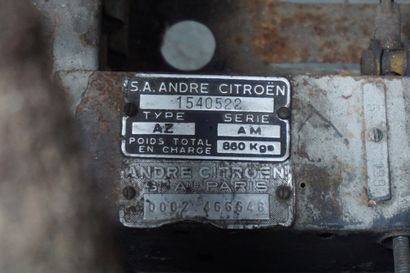 1964 CITROEN 2CV AZ Numéro de série : 1540522

Contrôle technique valide de moins...