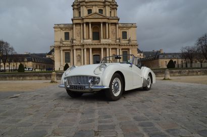 1958 TRIUMPH TR3 A SPECIAL Numéro de série TS21936O 

Carrosserie « sur-mesure »...