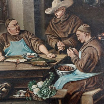 null ECOLE MODERNE

Deux tableaux

"Cuisine du monastère"

"Composition à l'éventail"

46...