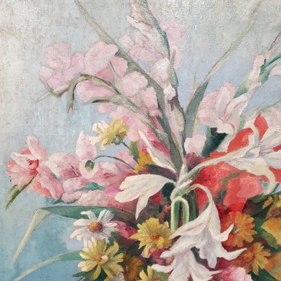 null Elisabeth MARCHAL

Bouquet de fleurs

Huile sur toile

Signé et daté 1943 en...