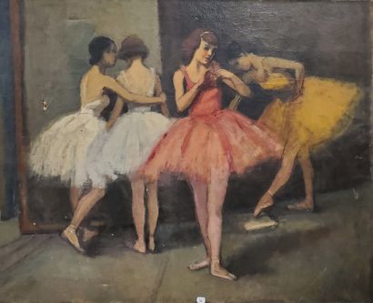Emmanuel JODDELET (1883-1969) 
Danseuses...